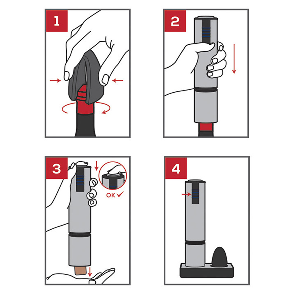 Máy Mở Nút Chai Peugeot Elis Touch Carbone 201043 27cm 