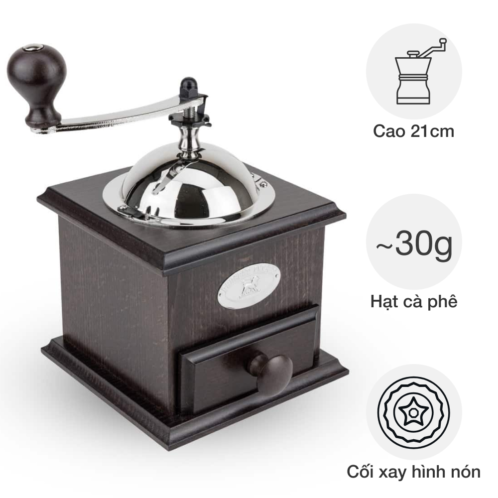 Cối xay cafe thủ công Peugeot 841-1 Nostalgie 21 cm