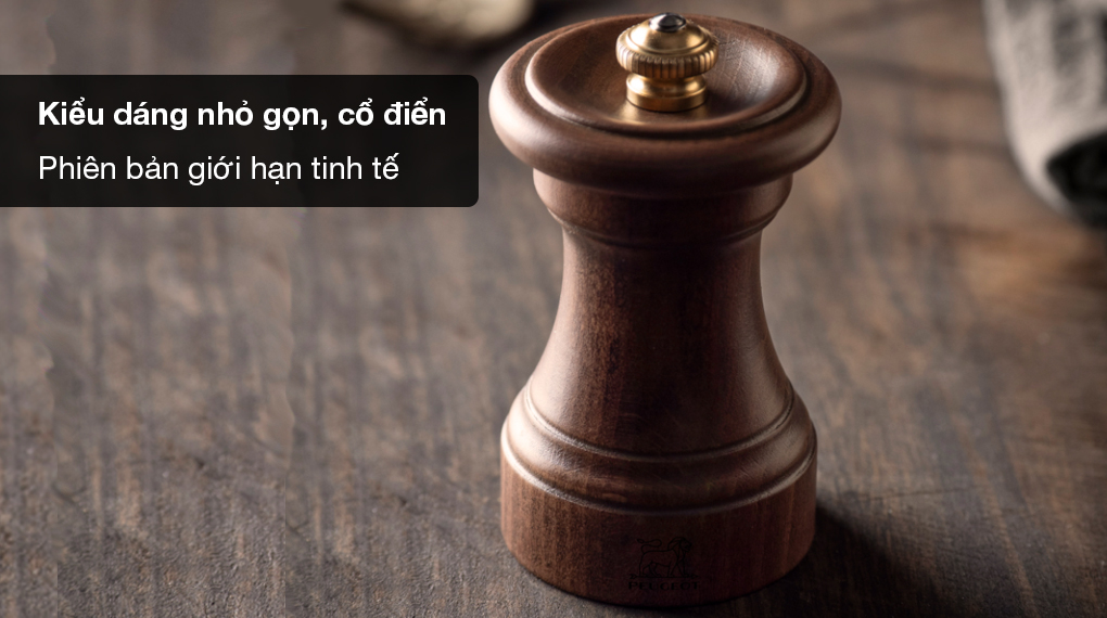 Cối xay muối thủ công Peugeot 44886 Bistro 1874 Limited Edition 10 cm - Tổng quan thiết kế