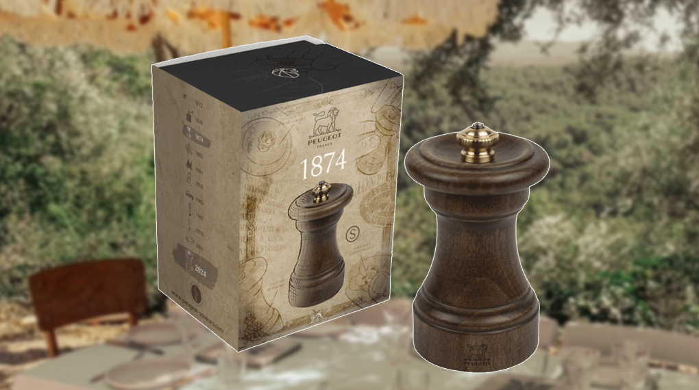 Cối xay muối thủ công Peugeot 44886 Bistro 1874 Limited Edition 10 cm - Món quà nhà bếp thanh lịch, mang đậm nét hoài cổ châu Âu